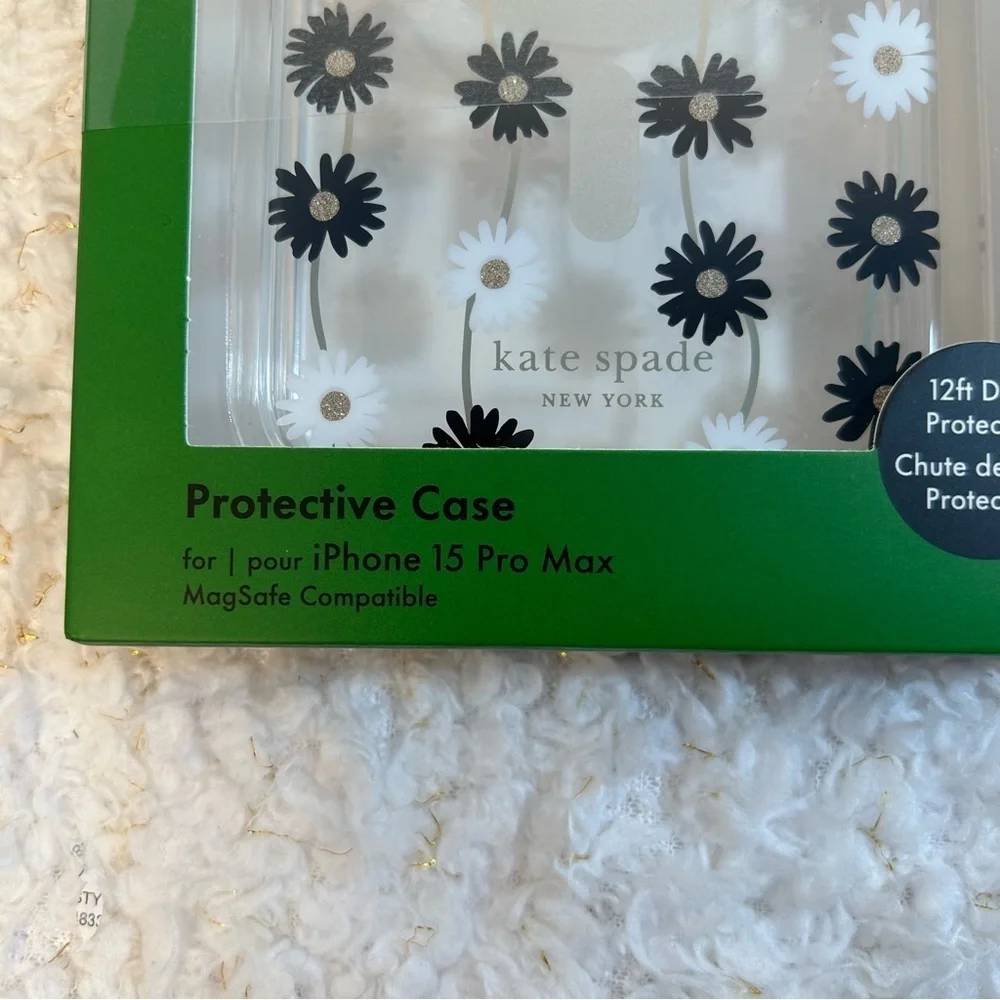 kate spade iphone 15 pro Max Protective Hard‎ Shell Case w MagSafe for Ap…